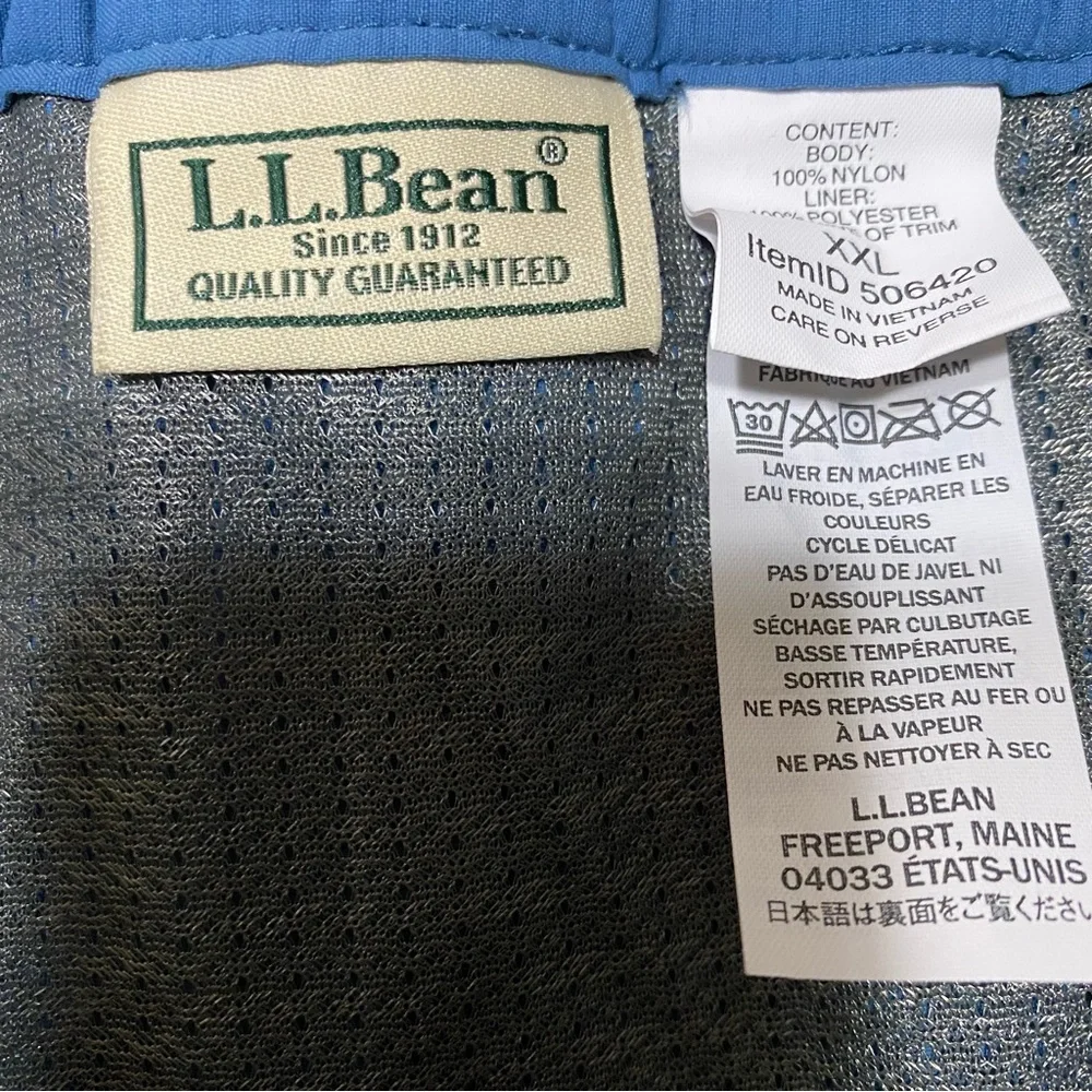 LL Bean Men's‎ Swim Trunks Size XXL